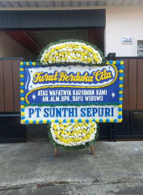Papan Bunga Duka di Lembursawah